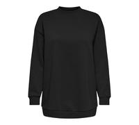 JdY Jdymesa Oversize Sweat Mesa Life L/S Sudadero de Gran tamaño Jrs Dia, Negro, S para Mujer