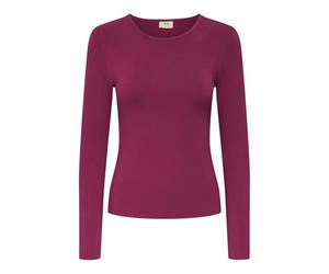 JdY Jdymila Mila L/S O-Neck Top Jrs Noos, Beaujolais, L Mujeres