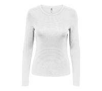 JdY Jdymila Mila L/S O-Neck Top Jrs Noos, Blanco, XXL Mujeres