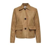 JdY Jdynanna Faux Suede Jacket Nanna Otw Hab-Chaqueta de Ante sintético, Coconut Toasted, S Mujeres