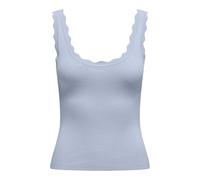 JdY Jdynanna Nanna S/L Scallop Edge Top Knt Noos, Soft Chambray, XL para Mujer