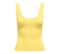 JDY Jdynanna Pelo S/L Scallop Edge Top Knt Noos, Plátano pálido, M para Mujer
