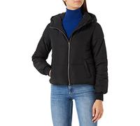 JDY Jdynewerica OTW Noos Chaqueta acolchada con capucha para mujer, Negro/Detalles: cremallera plateada, XS