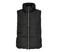 JDY JDYnewerica Otw Noos-Pantalón Corto Chaleco, Black/Detail:Silver Zipper, XS para Mujer