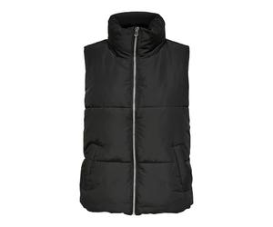 JDY JDYnewerica Otw Noos-Pantalón Corto Chaleco, Black/Detail:Silver Zipper, XS para Mujer