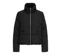 JdY JDYNEWERICA Short Padded Jacket OTW Noos, Chaqueta Acolchada Mujer, Black/Detail:Silver Zipper, XXL