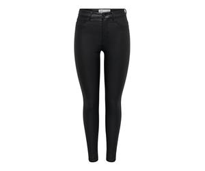 JDY JDYNEWTHUNDER Coated High SKN PNT Noos Pantalón, Black, M 30 para Mujer