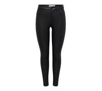 JDY JDYNEWTHUNDER Coated High SKN PNT Noos Pantalón, Black, XS 34 para Mujer