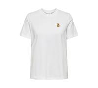 JdY Jdypisa Pisa S/S Print Top Jrs Noos, Cloud Dancer, L Mujeres