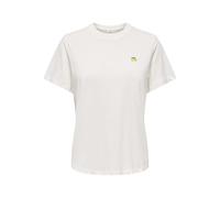 JDY JDYPISA S/S Print Top JRS Noos, Cloud Dancer, M