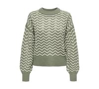 JdY Jdyrita Rita L/S Short Struc Pull Knt Noos, Blanco (Sea Spray), XL para Mujer