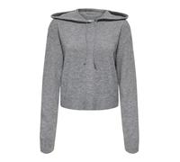 JdY Jdyrue Rue Life L/S Short Hood Pul Knt Noos, Color Gris, XL para Mujer