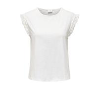 JdY Jdysalva Life S/L Crochet Top Jrs, Cloud Dancer, XL Mujeres