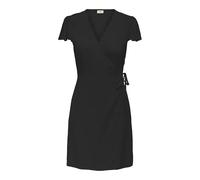 JdY Jdysezen Sezen Life S/S Wrap Dress Wvn Dia, Negro, S Mujeres