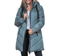 JDY Abrigo de invierno 'JDYSkylar' azul cian / negro, Talla S