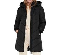 JDY Jdyskylar Padded Hood Jacket Otw Noos Chaqueta, Negro, S para Mujer