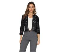 JdY JDYSUN 3/4 Cropped Cardigan KNT, Black, L para Mujer