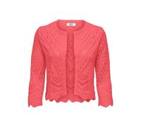 JdY Jdysun 3/4 Cropped Cardigan Knt Noos Ganchillo, Coral, XL para Mujer