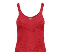 JdY Jdysun KNT Noos - Camiseta de Tirantes para Mujer, Rojo Marte, XXL