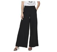 JDY Jdytanja Wide Flowy Pant Jrs Pantalones de Tela, Negro, XL x 32L para Mujer