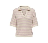 JdY Jdytikka S/S Collar Pullover Knt, Jdytikka S/S Jersey con Cuello Knt Mujer, Birch,