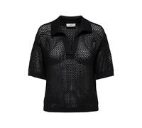 JdY Collar Pullover Jdytikka S/S Jersey con Cuello Knt, Black, XL para Mujer