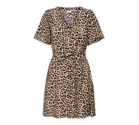 JdY Jdytroya Troya Life S/S Short Dress Wvn Dia, Piedra Pumice, XXL Mujeres