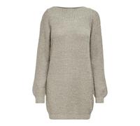 JDY Jdywhitney Megan L/S Boat Dress Knt Noos Vestido, Gris, S para Mujer