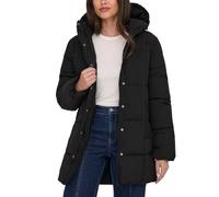 JdY Jdywonder Wonder Long Hood Puffer Otw Sij, Negro, L Mujeres