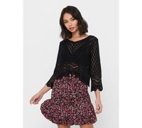 JDY Jersey corto de crochet. Color Negro