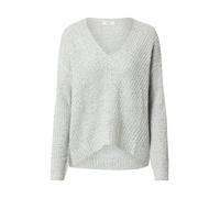 JDY Jdynew Megan L/S Jersey KNT Noos de Punto para Mujer, Cloud Dancer/Detalle: W. Capa Negra, S