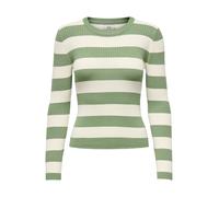 JDY Jersey 'JDYPLUM' manzana / blanco lana XS manzana / blanco lana