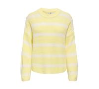 JDY Jersey talla grande 'JDYJUSTY' amarillo claro / blanco XS amarillo claro / blanco