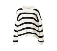 JDY Jersey talla grande 'JDYJusty' crema / negro XL crema / negro