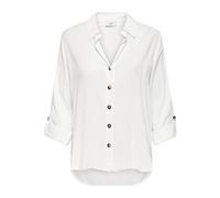 JdY Laurel Life Wvn Dia-Camiseta L/S Blusa de Manga Larga, Blanco, L Mujeres