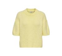 JdY Linea S/S Jersey de Cuello Redondo KNT Noos, Color Amarillo Pastel., M