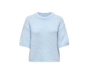 JdY Linea S/S Jersey de Cuello Redondo KNT Noos, Color Azul., XL