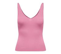 JdY Mujer Jdynanna S/L Top KNT Noos Top de Punto Clásico con Cuello en V Sin Mangas Básico, Sachet Pink, L