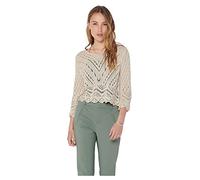 JDY New Sun Knt Noos 3/4 Cropped Pullover Jersey de Punto, Tapioca, S para Mujer