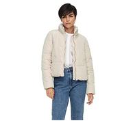 JDY Newerica Otw Noos-Chaqueta Acolchada Corta, Moonbeam/Detail:Silver Zipper, XS para Mujer
