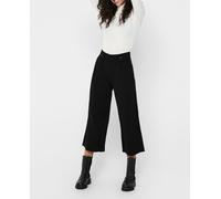 jdy Pantalón de mujer fluido estilo culotte. Negro 34 (XS)