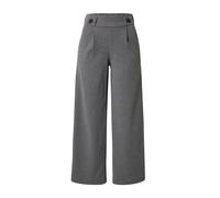 JDY JDYGEGGO New Long Pant JRS Noos - Pantalón Ancho para Mujer, Medium Grey Melange/Detail:Black Buttons, XL / 32L