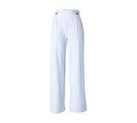JDY Pantalón plisado 'JDYNelli' azul claro / blanco 38x32 azul claro / blanco