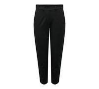JDY Pantalones de Mujer Corte Regular Cintura elástica Bolsillos Laterales Trabillas cinturón Chino, Color:Negro, Talla:S / 32L, Largo de la Pierna:L32
