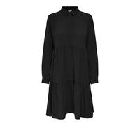 JDY Piper L/S Camiseta Dress Wvn Noos Vestido Informal, Negro, 42 para Mujer