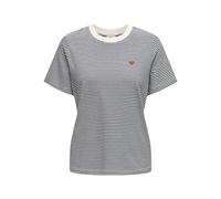 JDY Pisa S/S Print Top JRS Noos, Cloud Dancer, S