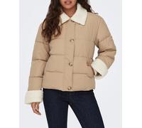 jdy Plumífero de mujer corto acolchado.. Crema 36 (S)