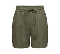 JdY Say HW Linen String Shorts Wvn Noos Pantalones Cortos, Calamata, XS para Mujer