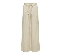 JdY Say Linen HW Wide Pant WVN Noos, Oatmeal/Detalle: Melange, MW x 32L