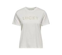 JdY Selma S/S Open Emb Top JRS Noos, Cloud Dancer, S